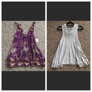 Two Free People Tanks. Never worn. Tags on.